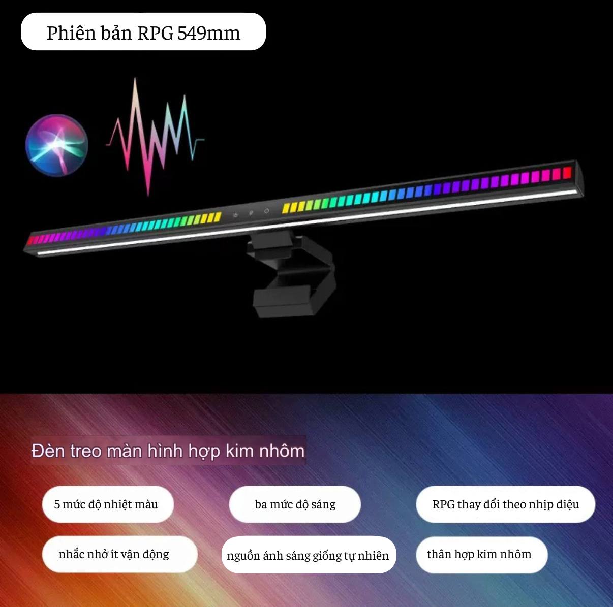[Instock] Đèn kẹp màn TB-300SDS