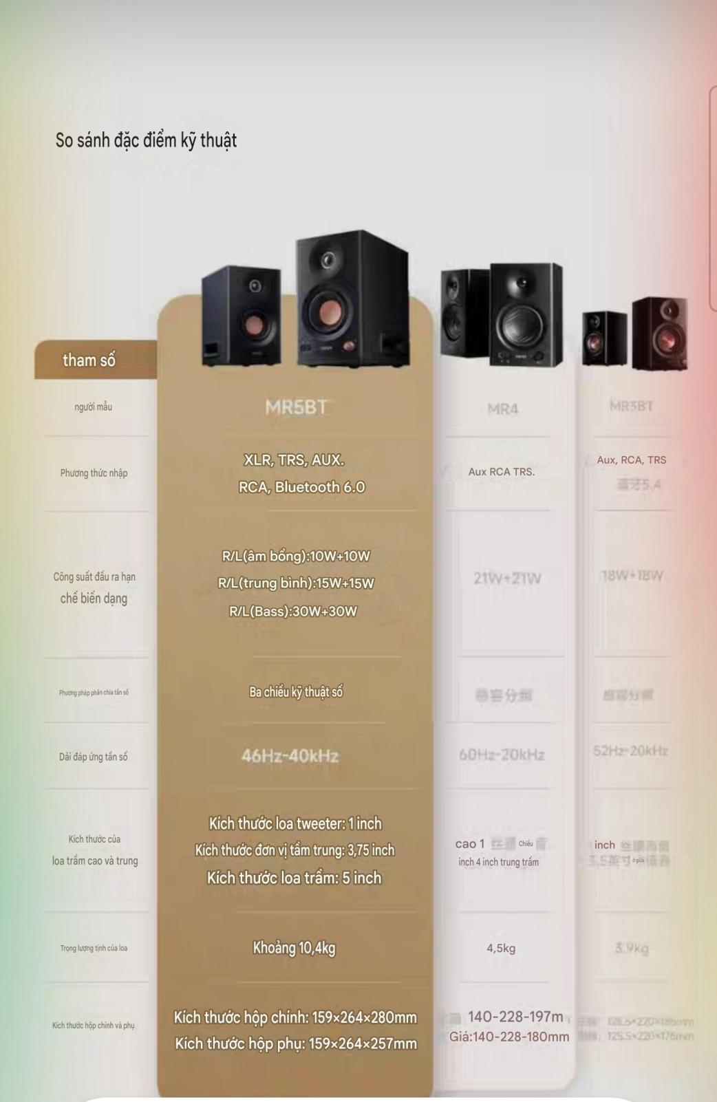 [Order] EDIFIER MR5BT Đợt 2