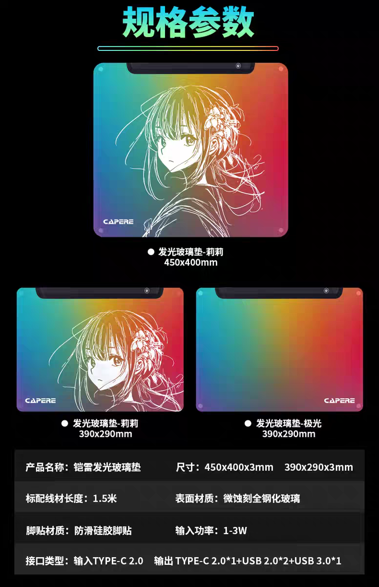 [Order] Pad kính RGB CAPERE
