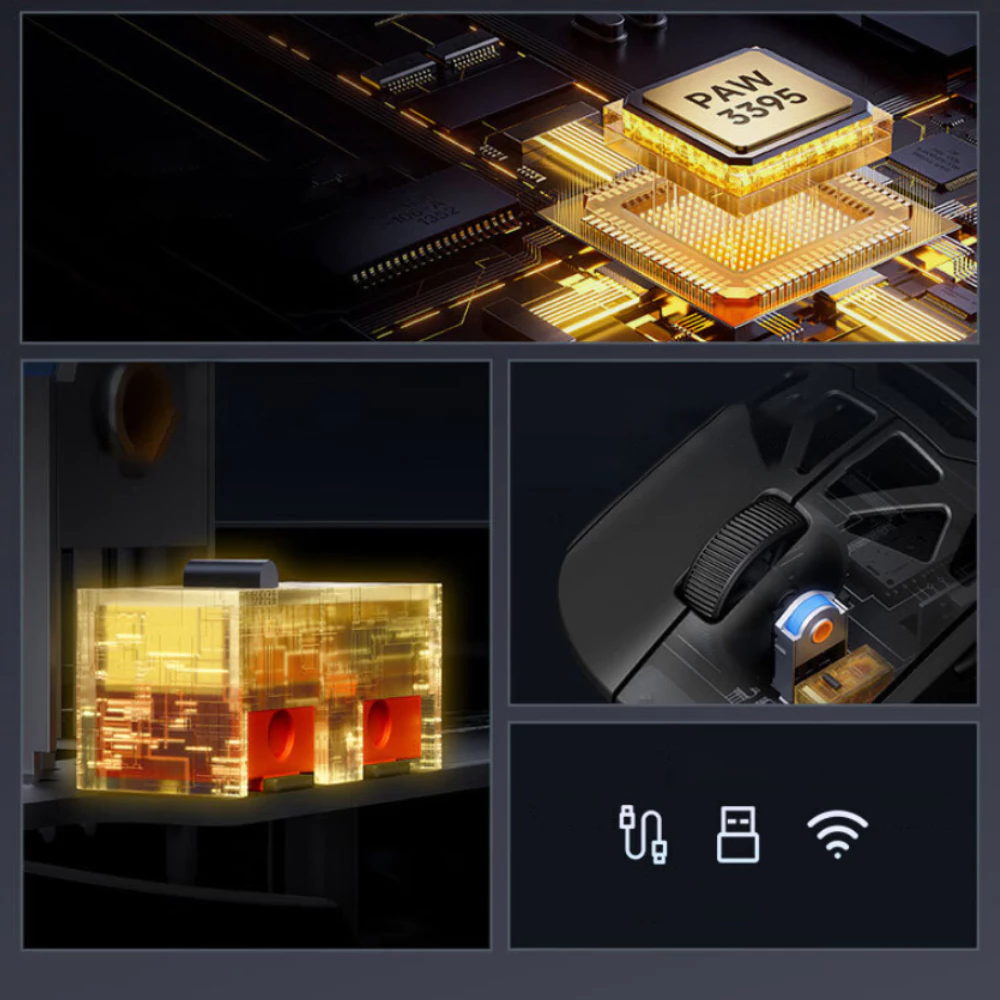 [Instock] Chuột MCHOSE AX5 PRO - Trắng
