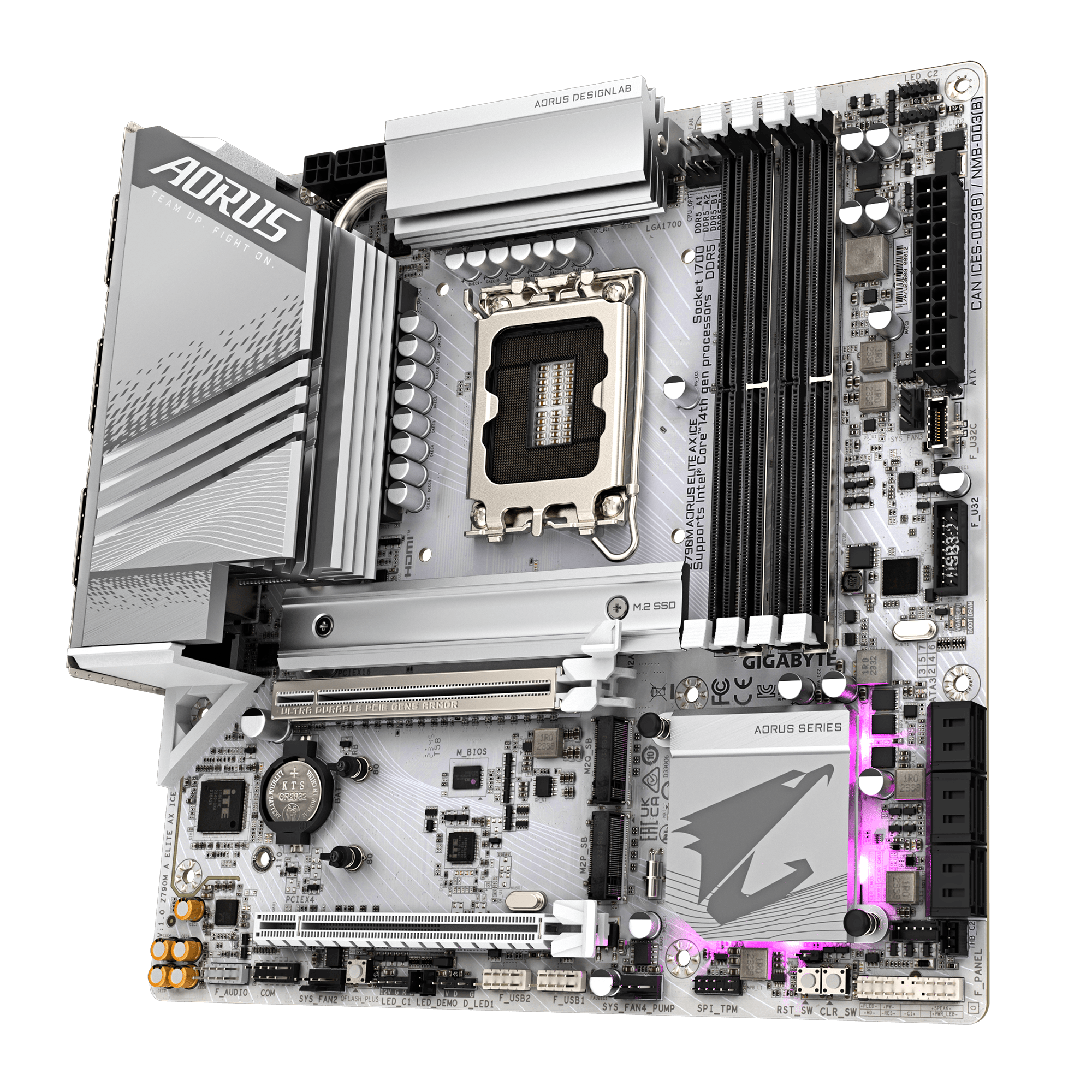 MAINBOARD GIGABYTE Z790M AORUS ELITE AX ICE