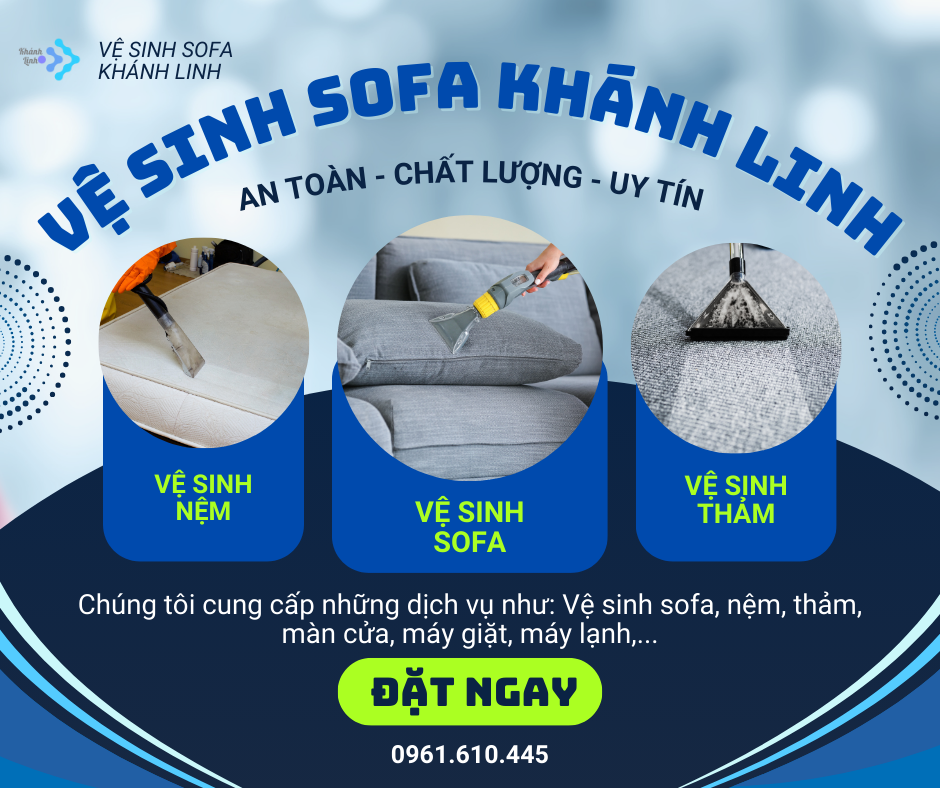 vệ sinh sofa khánh linh