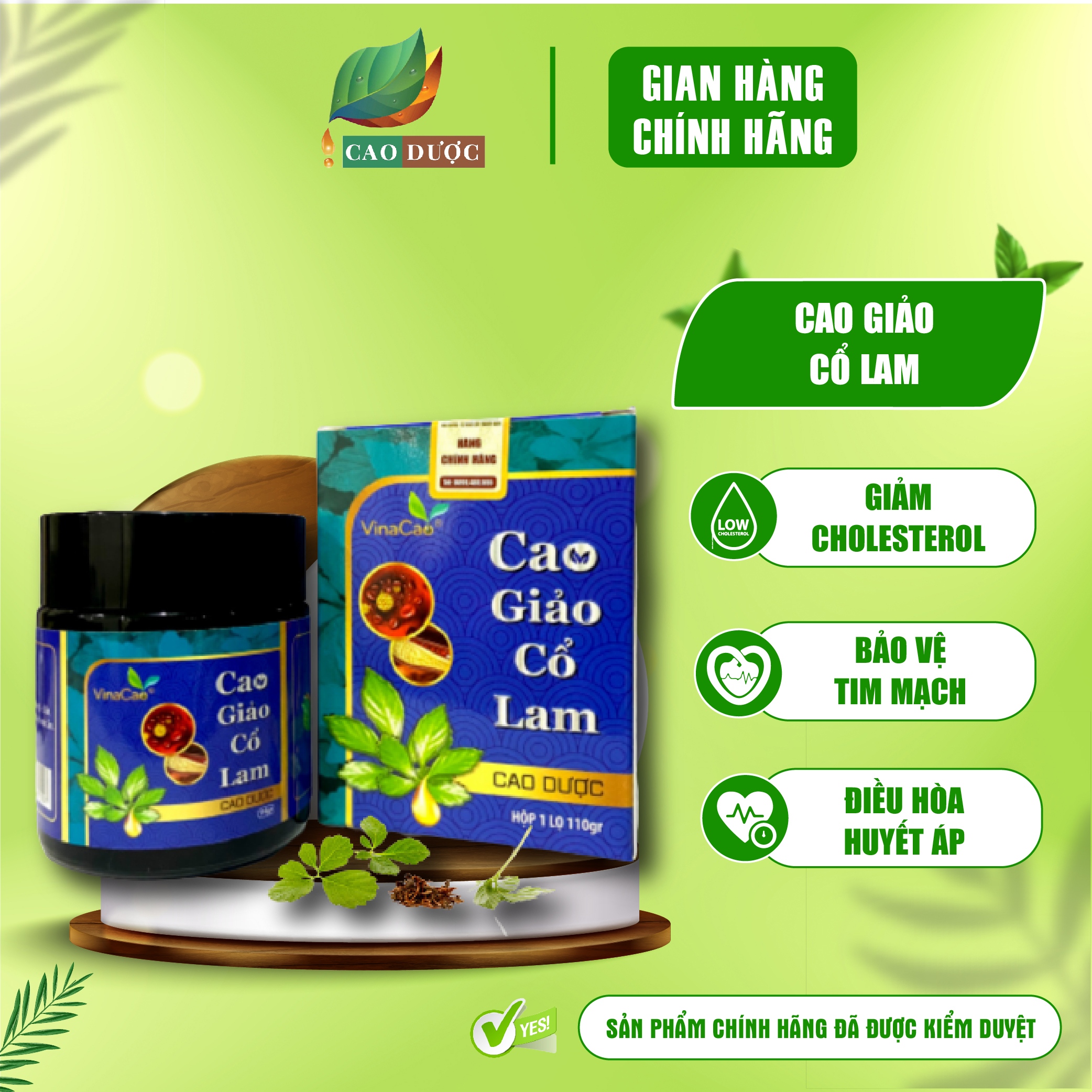 Những điều bất ngờ về Cao Giảo Cổ Lam Vinacao
