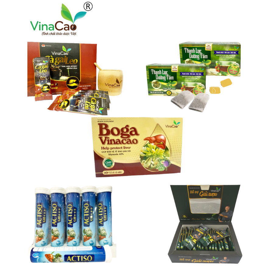 Vinacao - Top 5 sản phẩm bổ gan tốt nhất hiện nay