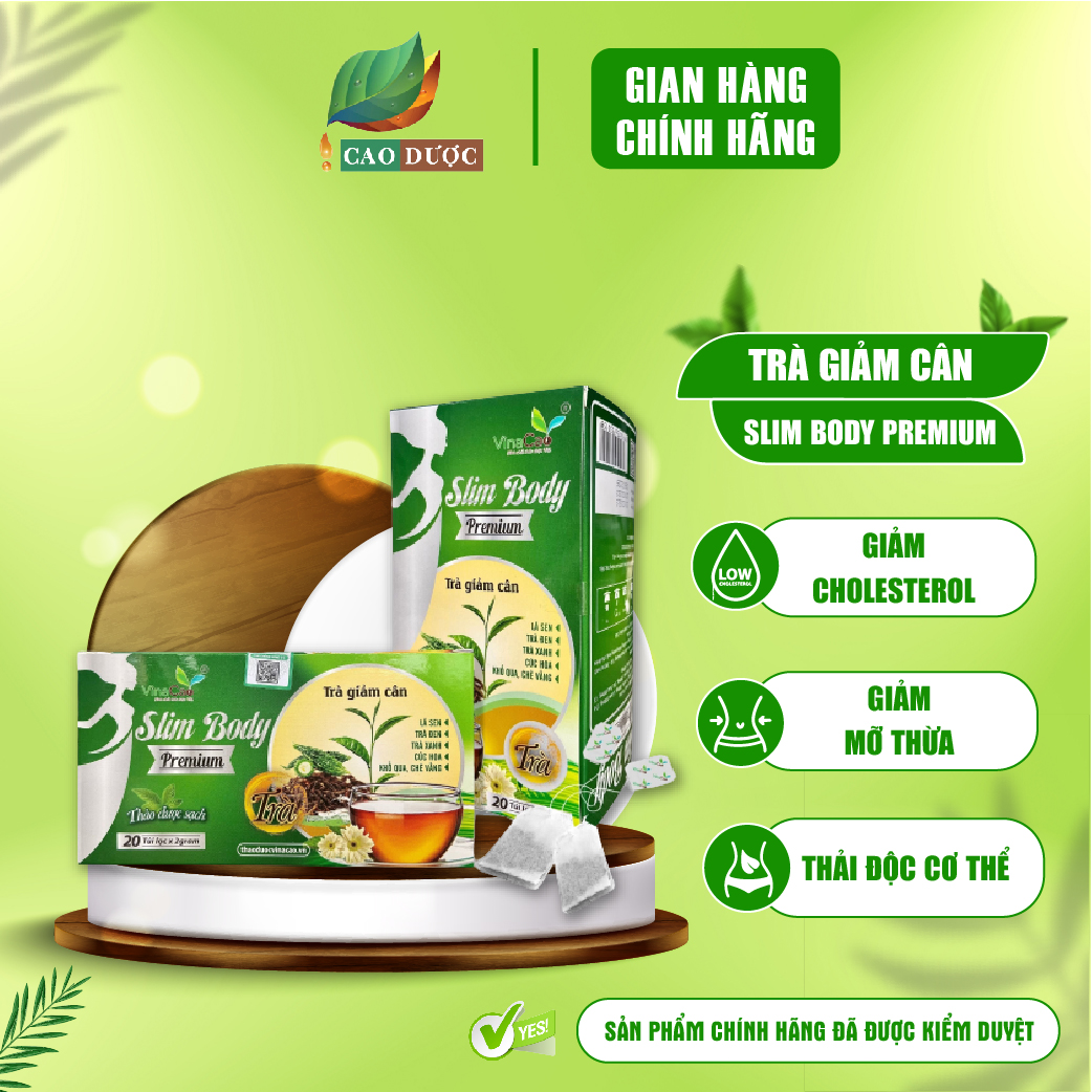 Thoải mái tận hưởng cuộc sống với Trà giảm cân Slim Body Premium