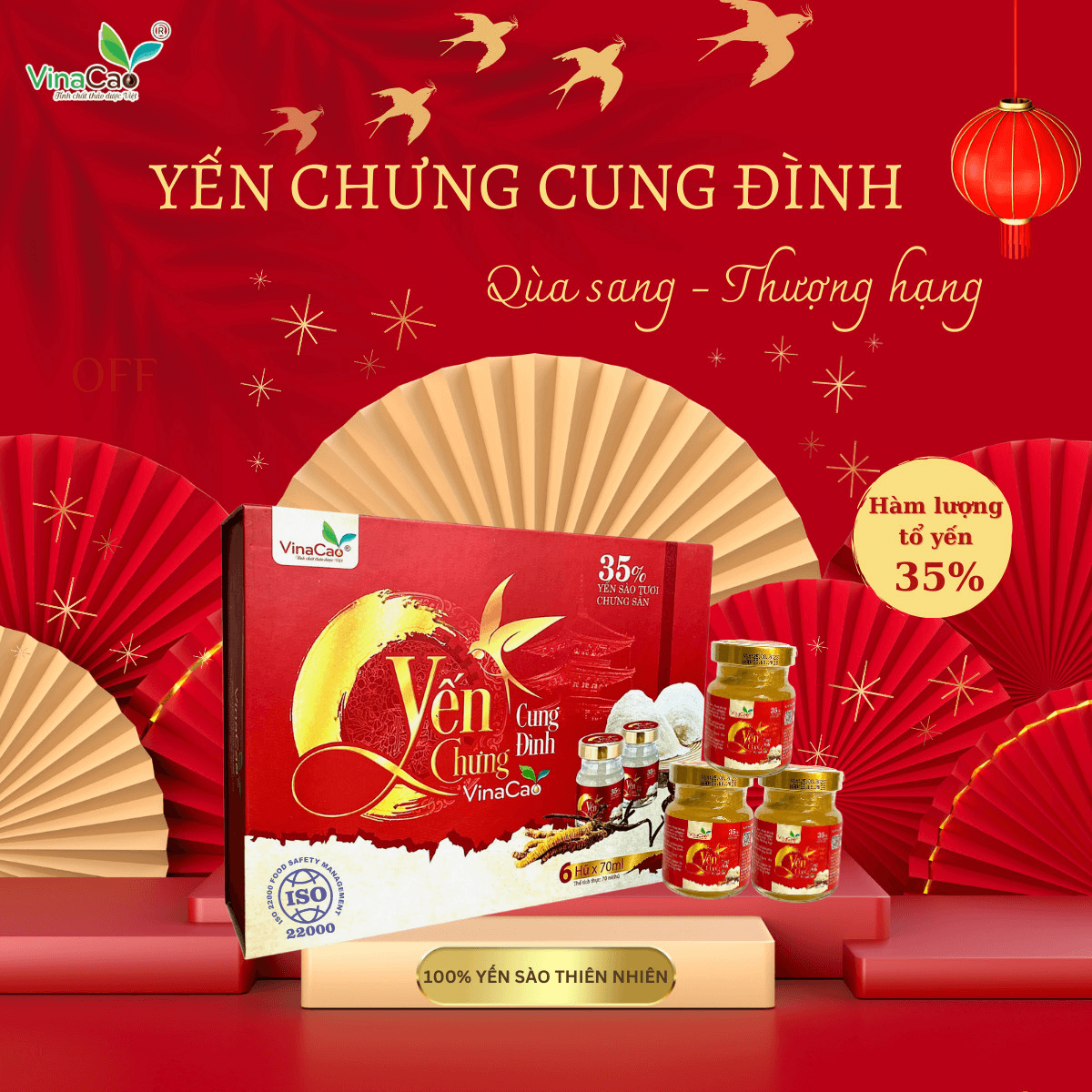 Yến chưng cung đình Vinacao - Quà tặng cho sức khoẻ vàng