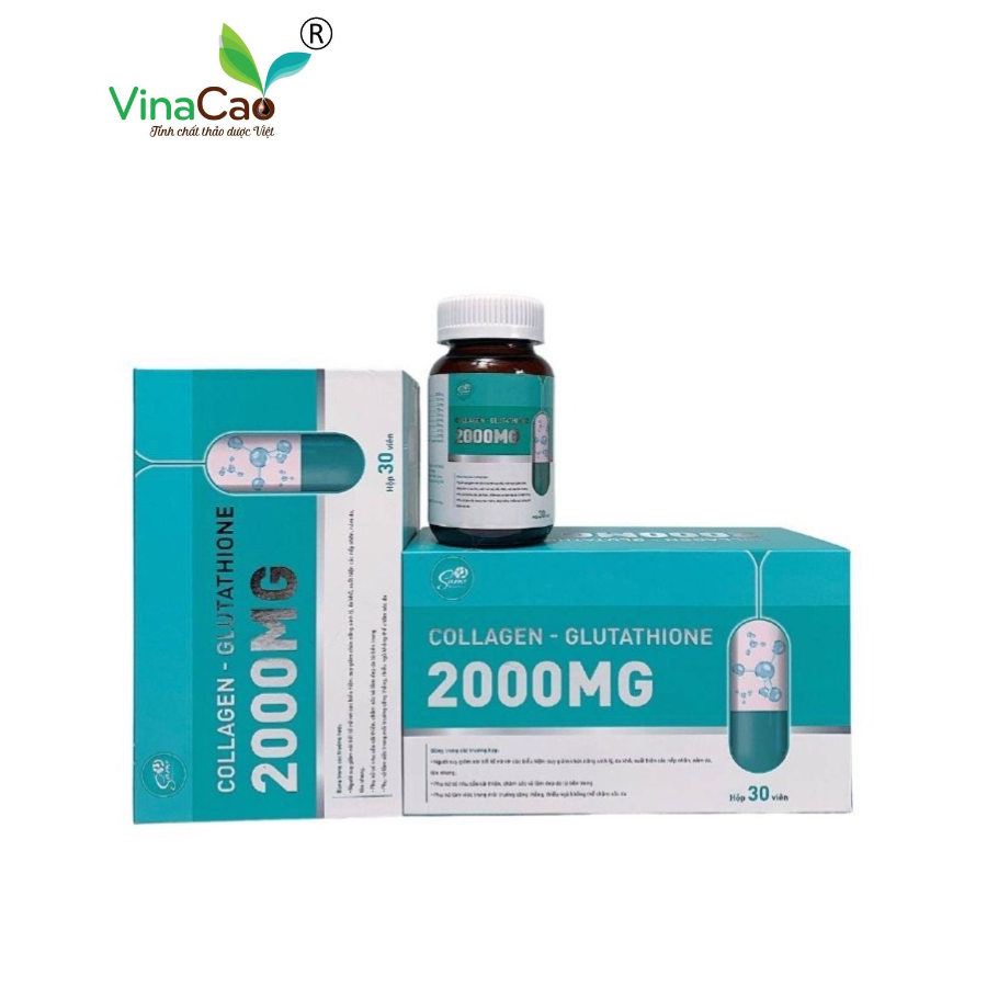 Viên uống trắng da Glutathione 2000mg