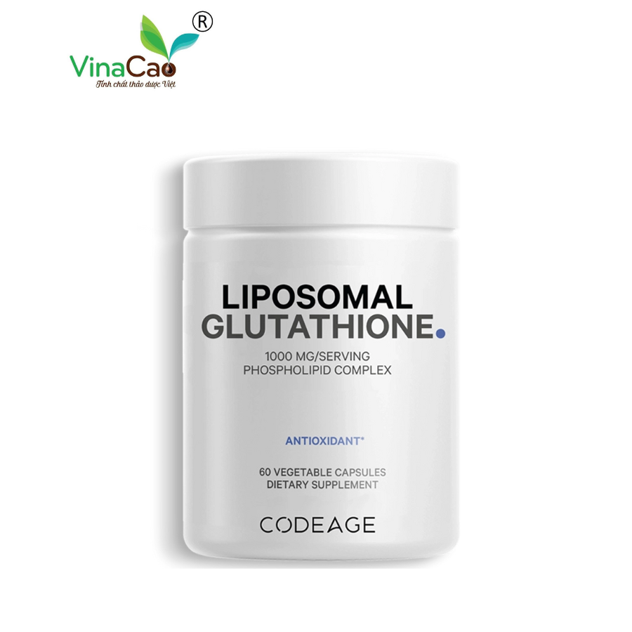Viên uống trắng da Codeage Liposomal Glutathione 1000mg
