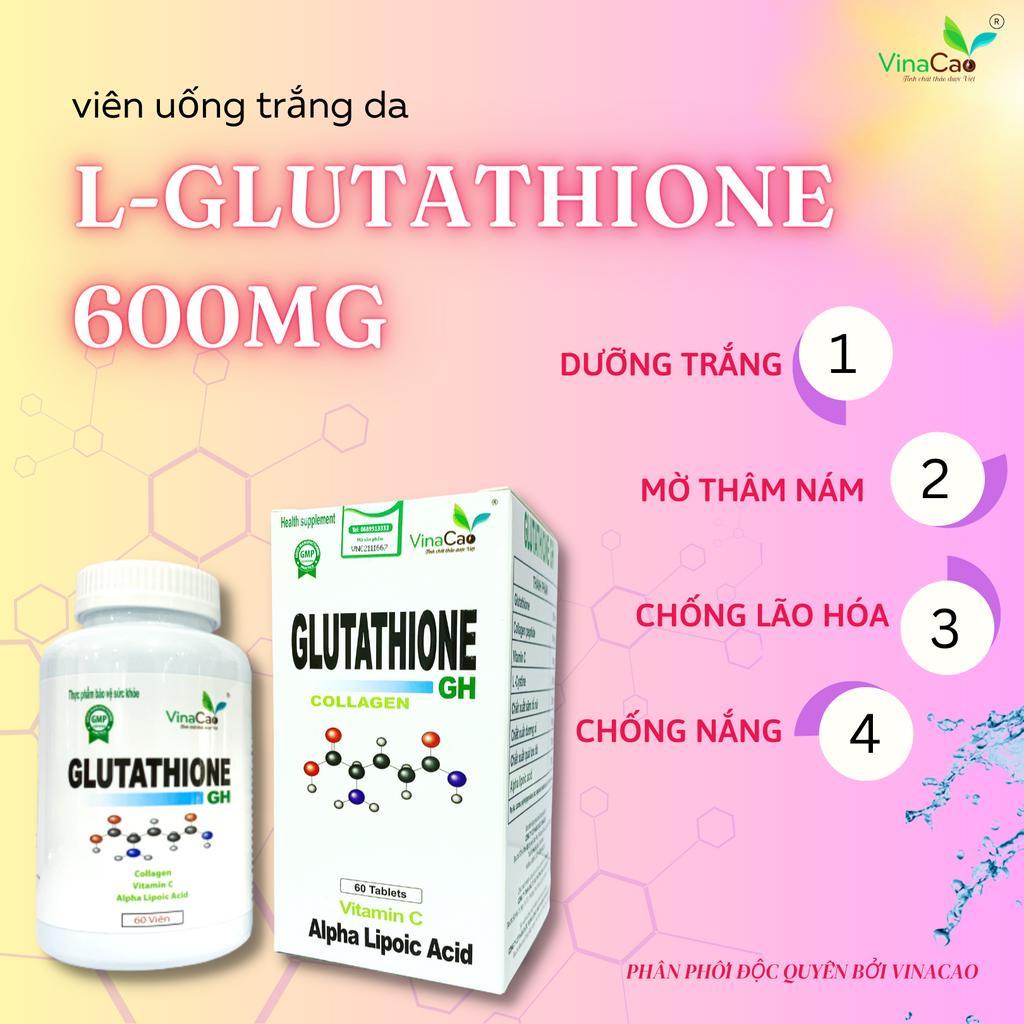 Viên uống trắng da Glutathione Collagen GH Vinacao