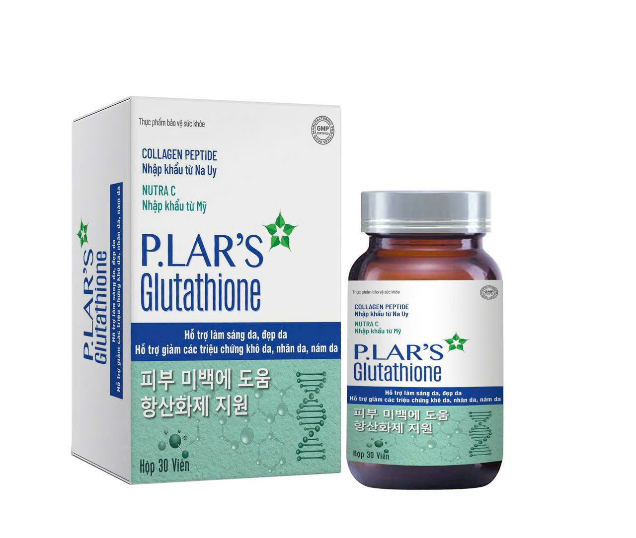 Viên uống trắng da Plar's Glutathione