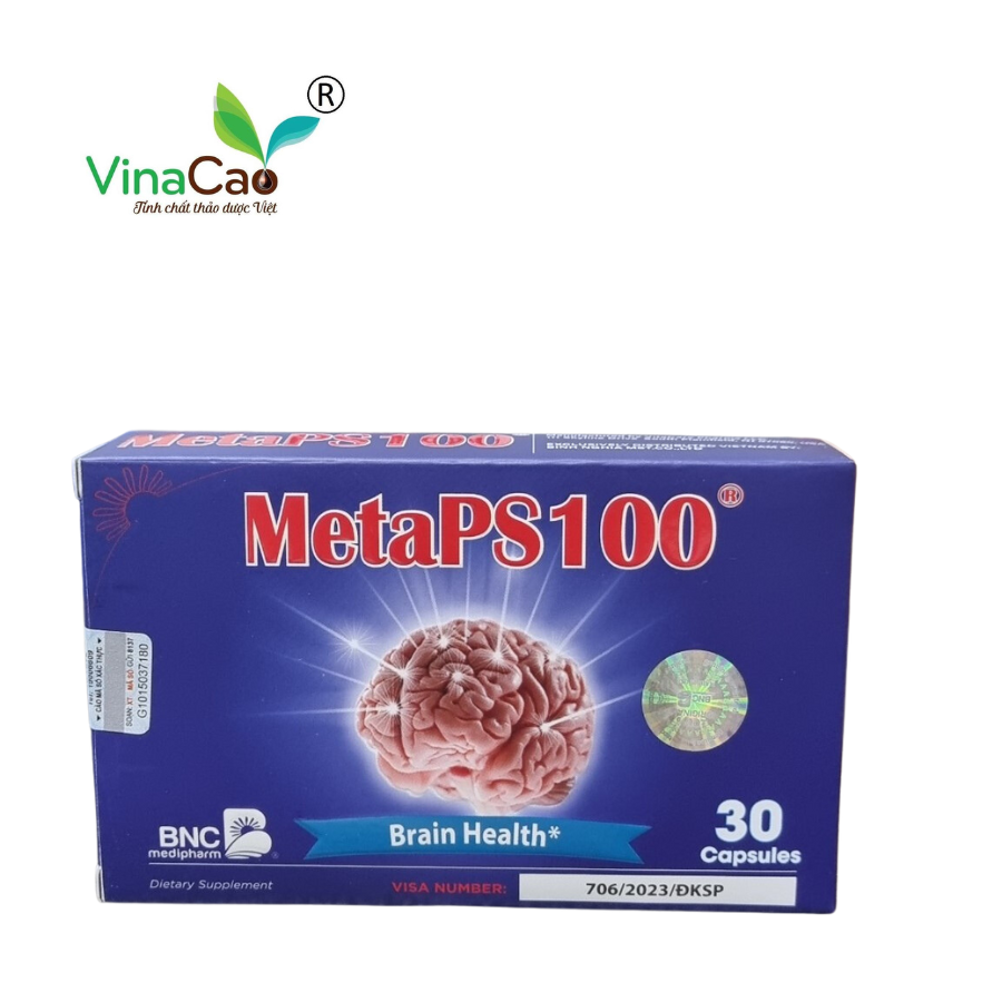 MetaPS100 - Tăng cường trí nhớ, giúp não bộ luôn khoẻ mạnh