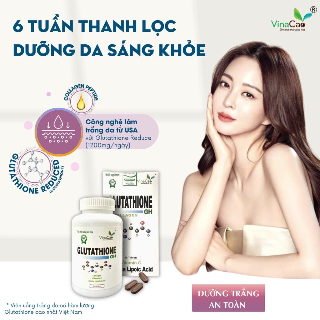 Viên uống trắng da Glutathione Collagen GH Vinacao
