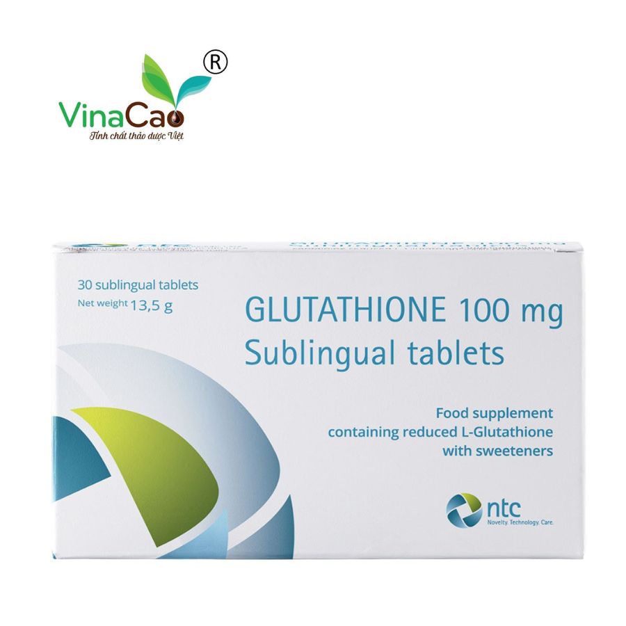 Viên trắng da đặt dưới lưỡi Glutathione 100mg