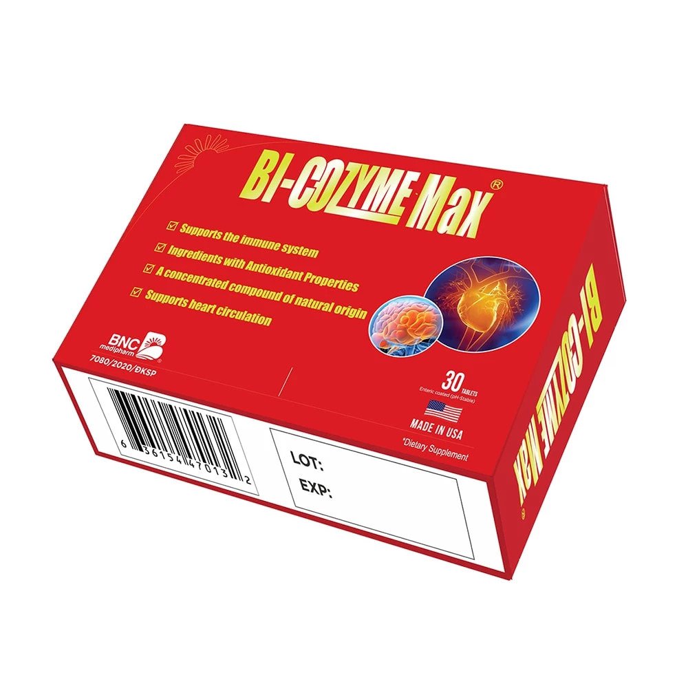 Bi-Cozyme Max – Ổn định huyết áp, phòng chống tai biến đột quỵ