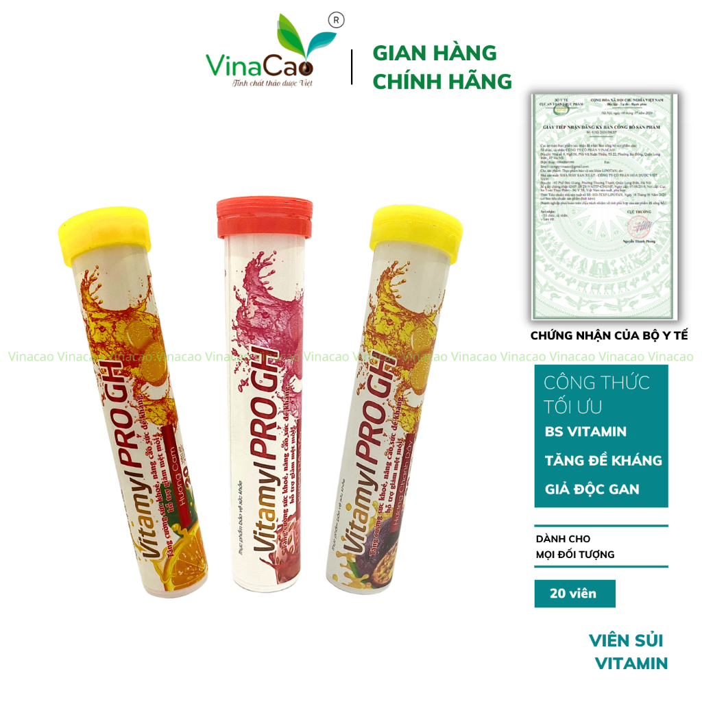 Viên sủi Vitamyl PRO GH Vinacao
