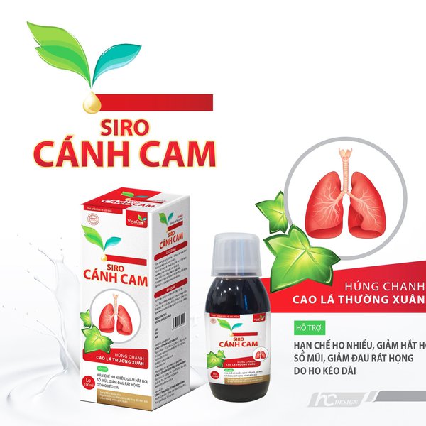 Siro Ho Cánh Cam - Thuốc ho cho mọi nhà