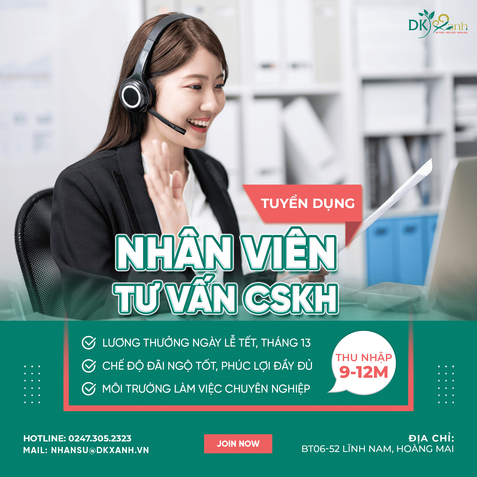 TUYỂN DỤNG NHÂN VIÊN TƯ VẤN CSKH (Lĩnh vực: Mẹ & bé)