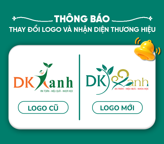 📢 THÔNG BÁO: THAY ĐỔI LOGO THƯƠNG HIỆU DƯỢC KHOA XANH