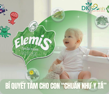 BÍ QUYẾT TẮM CHO CON “CHUẨN NHƯ Y TÁ”