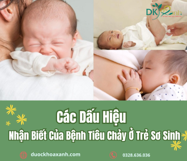 Các dấu hiệu nhận biết của bệnh tiêu chảy ở trẻ sơ sinh