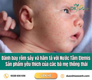Đánh bay rôm sảy và hăm tã với Nước Tắm Elemis - Sản phẩm yêu thích của các bà mẹ thông thái