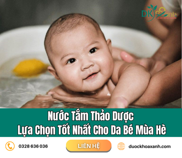 Nước Tắm Thảo Dược: Lựa Chọn Tốt Nhất Cho Da Bé Mùa Hè