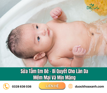 Sữa tắm em bé - Bí quyết cho làn da mềm mại và mịn màng