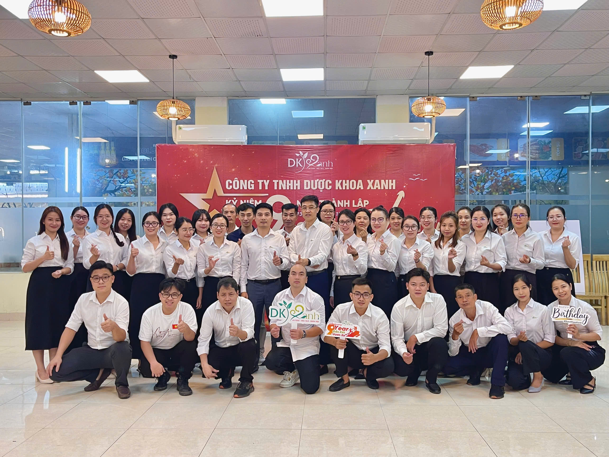 ĐÔI LỜI GỬI GẮM TỪ BAN GIÁM ĐỐC DƯỢC KHOA XANH NHÂN DỊP KỶ NIỆM 9 NĂM THÀNH LẬP CÔNG TY TNHH DƯỢC KHOA XANH (13/10/2015 – 13/10/2024)