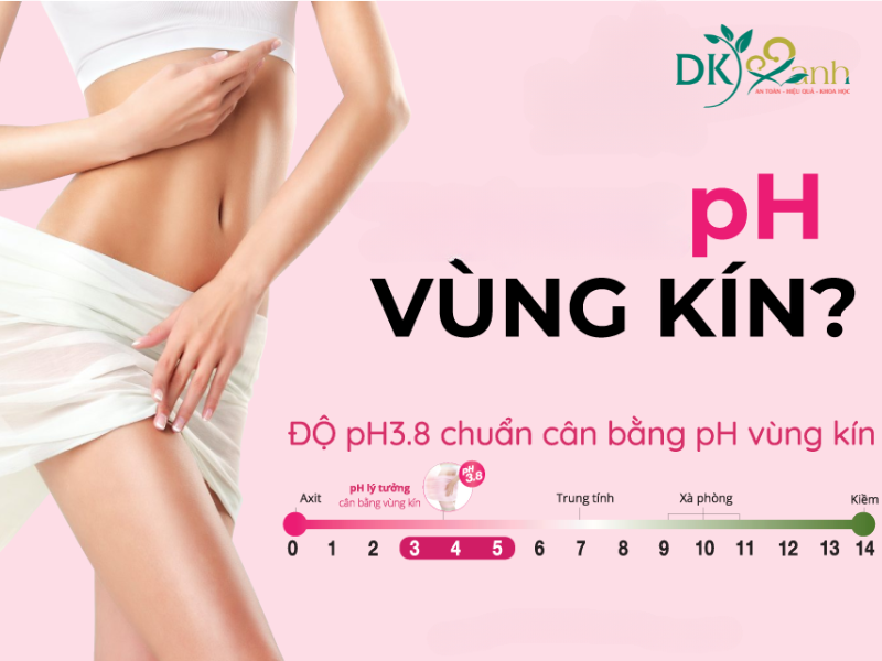 Độ pH phù hợp với vùng âm đạo 