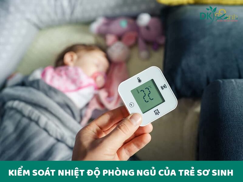 Kiểm soát nhiệt độ phòng ngủ của trẻ sơ sinh