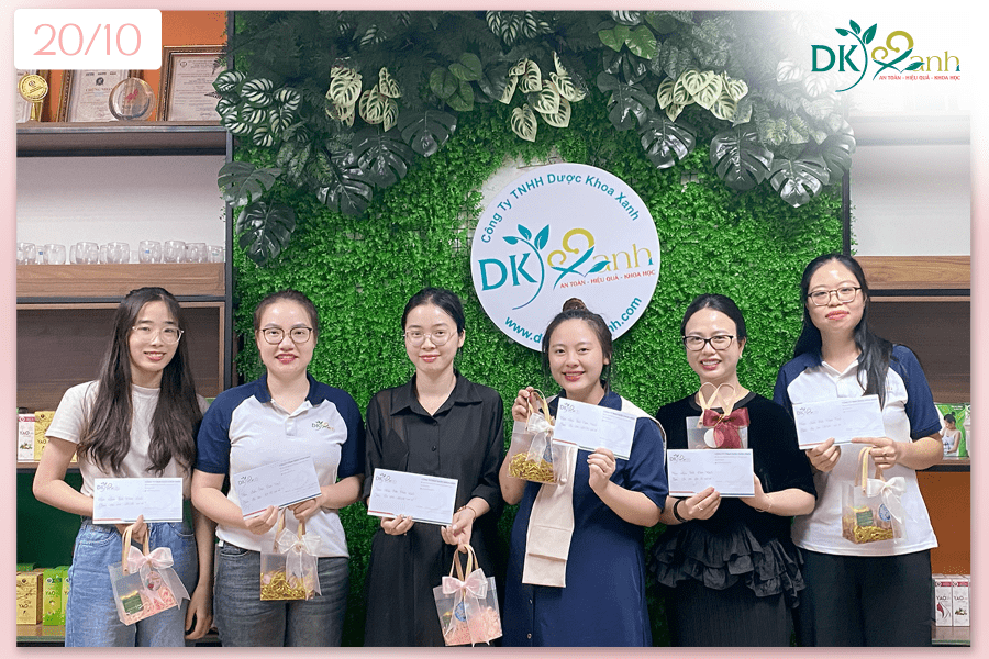 Những bông hoa xinh đẹp nhà Dược Khoa Xanh 