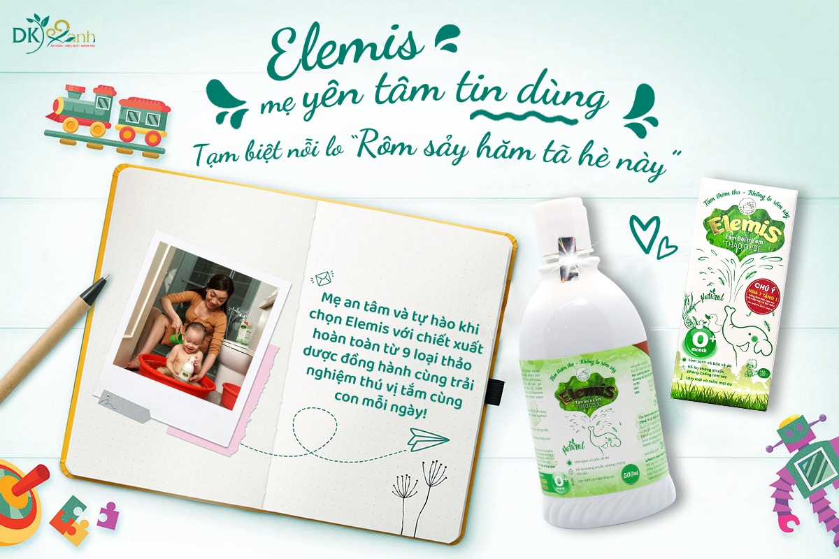 Nước tắm gội thảo dược Elemis