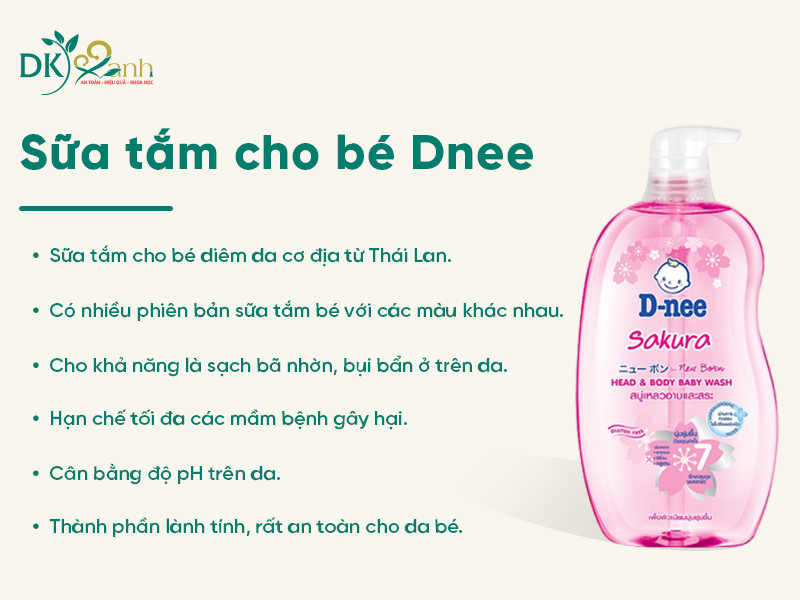 Sữa tắm Dnee
