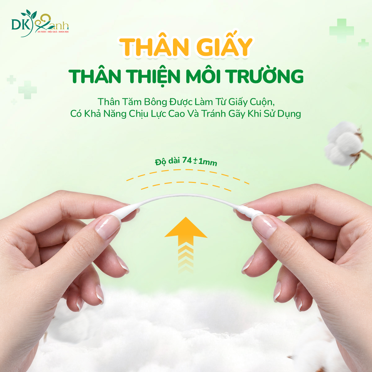 Tăm bông trẻ em Elemis - 200pcs