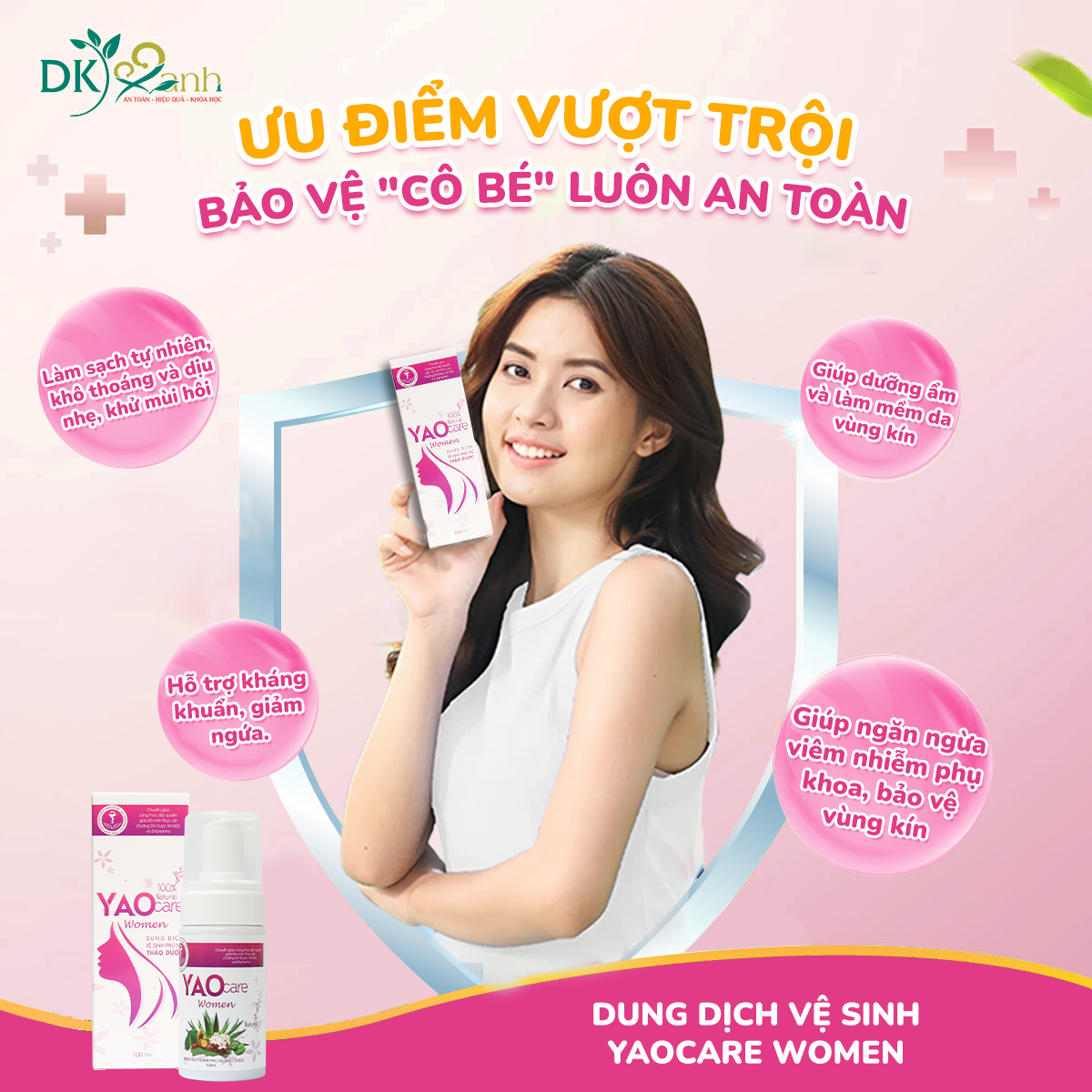 BỌT VỆ SINH PHỤ NỮ YAOCARE WOMEN