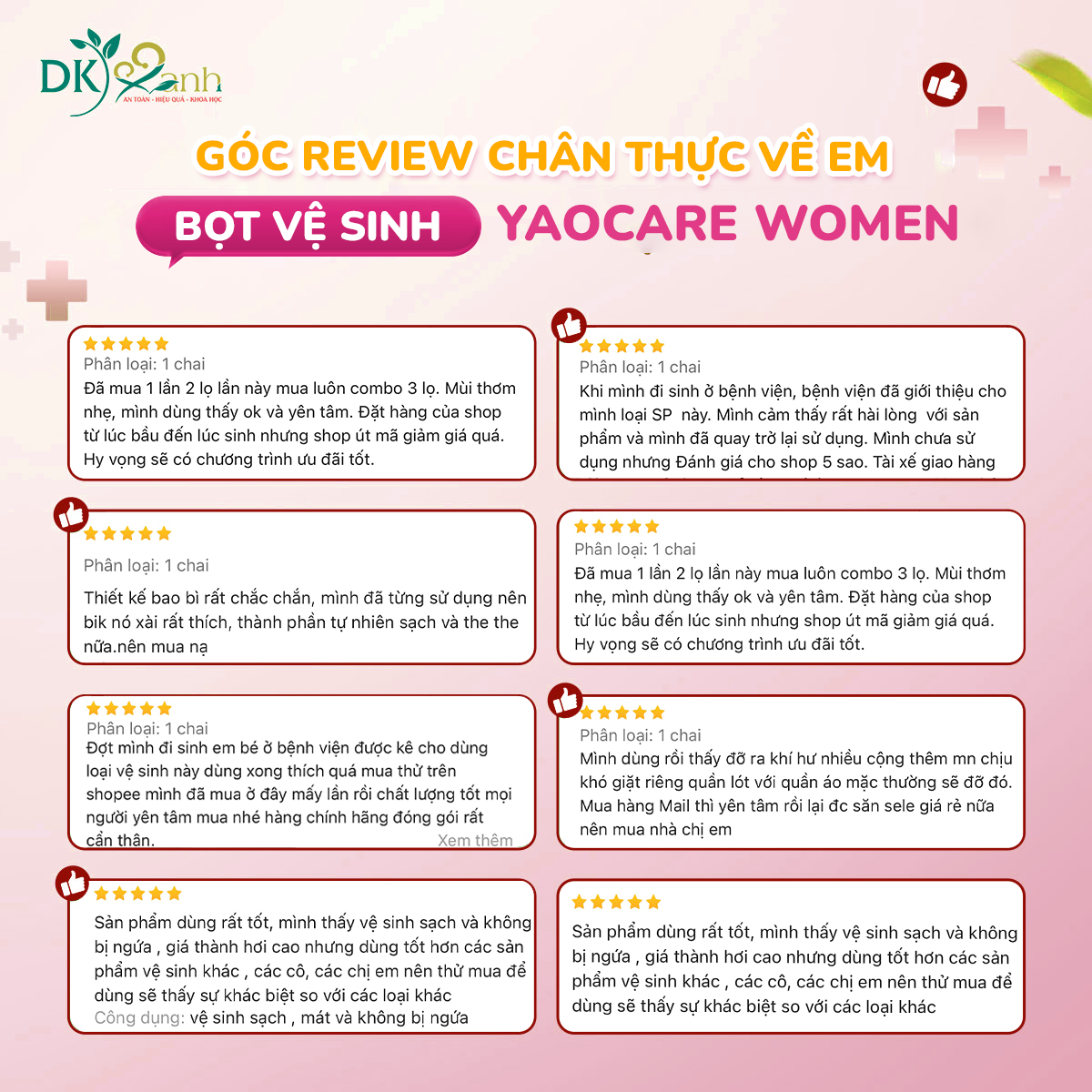 BỌT VỆ SINH PHỤ NỮ YAOCARE WOMEN