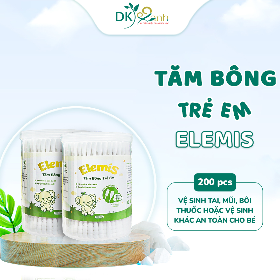 Tăm bông trẻ em Elemis - 200pcs