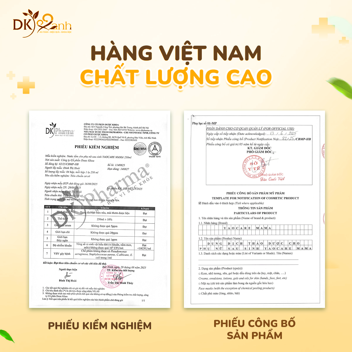 NƯỚC THẢO DƯỢC XÔNG NGÂM YAOCARE MAMA