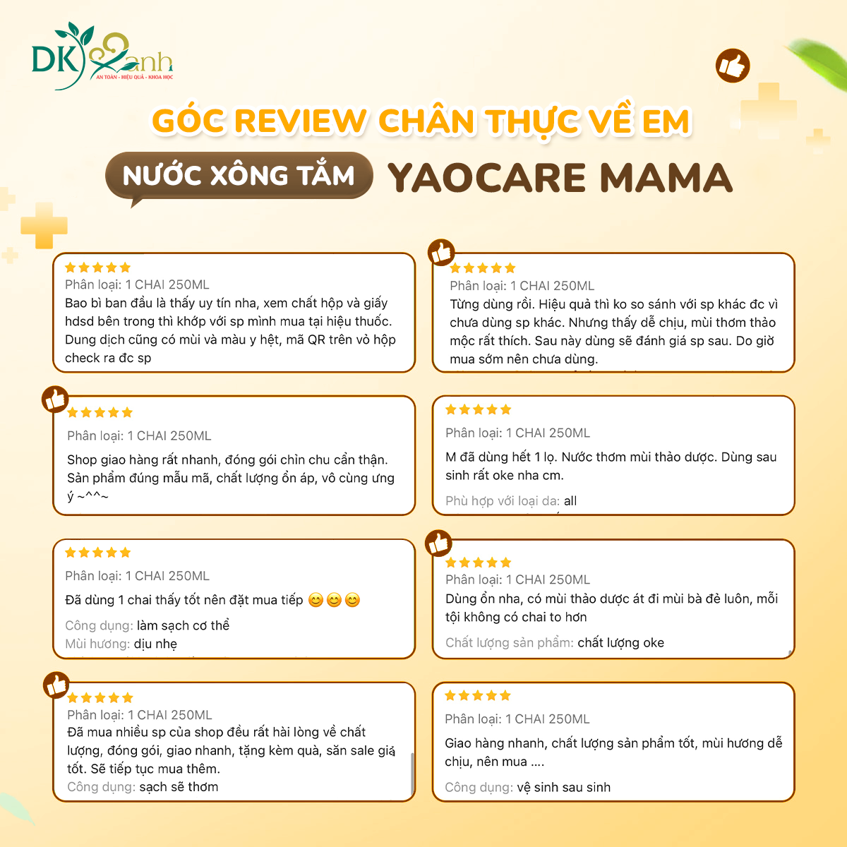 NƯỚC THẢO DƯỢC XÔNG NGÂM YAOCARE MAMA