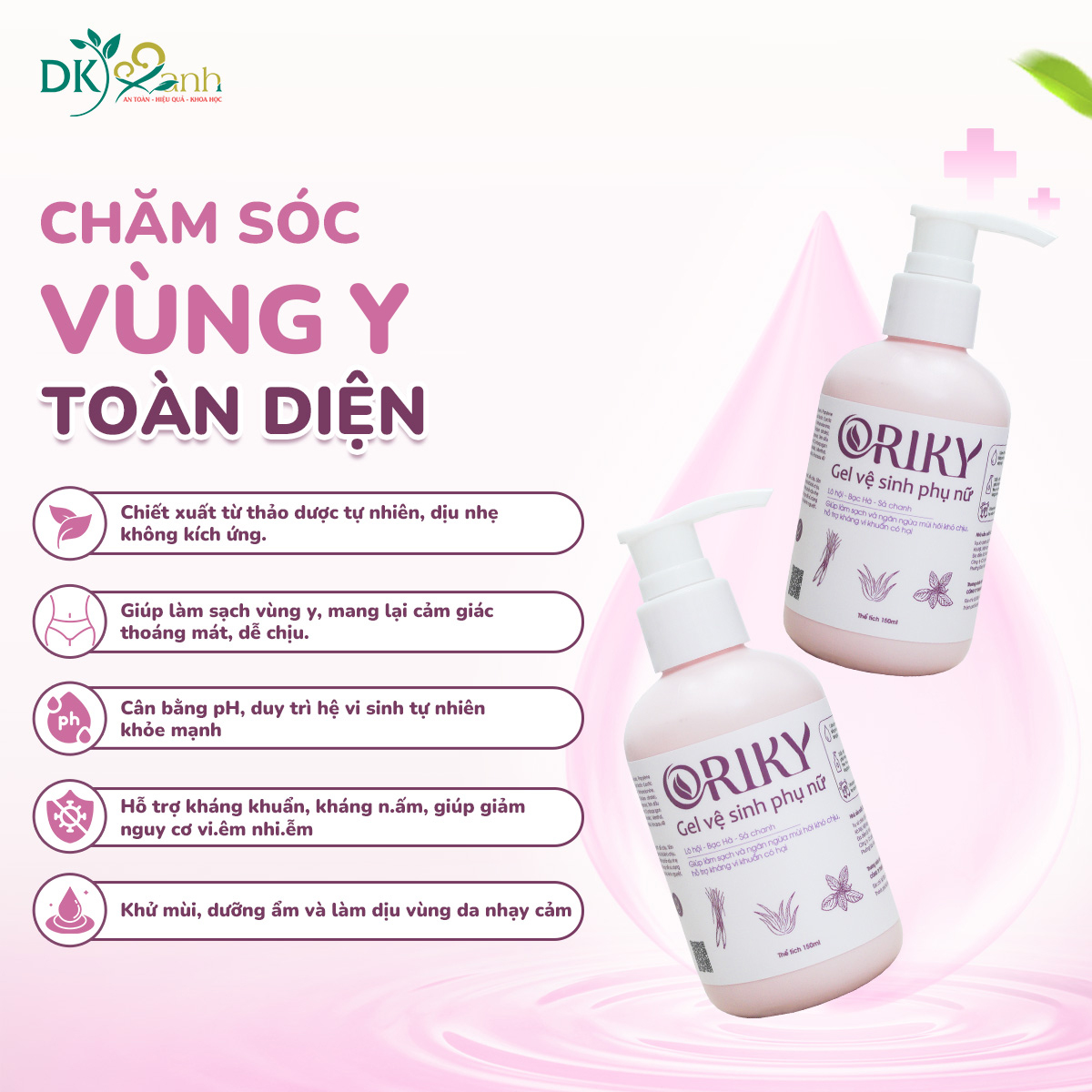 Gel vệ sinh phụ nữ Oriky
