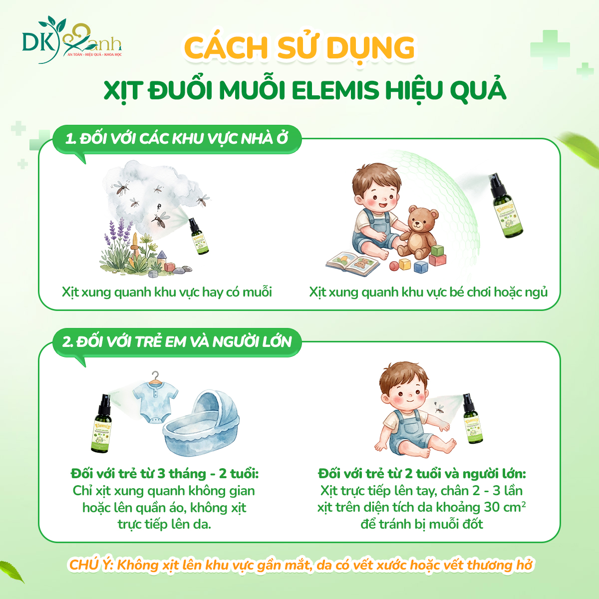 Xịt muỗi thảo dược Elemis 50ml