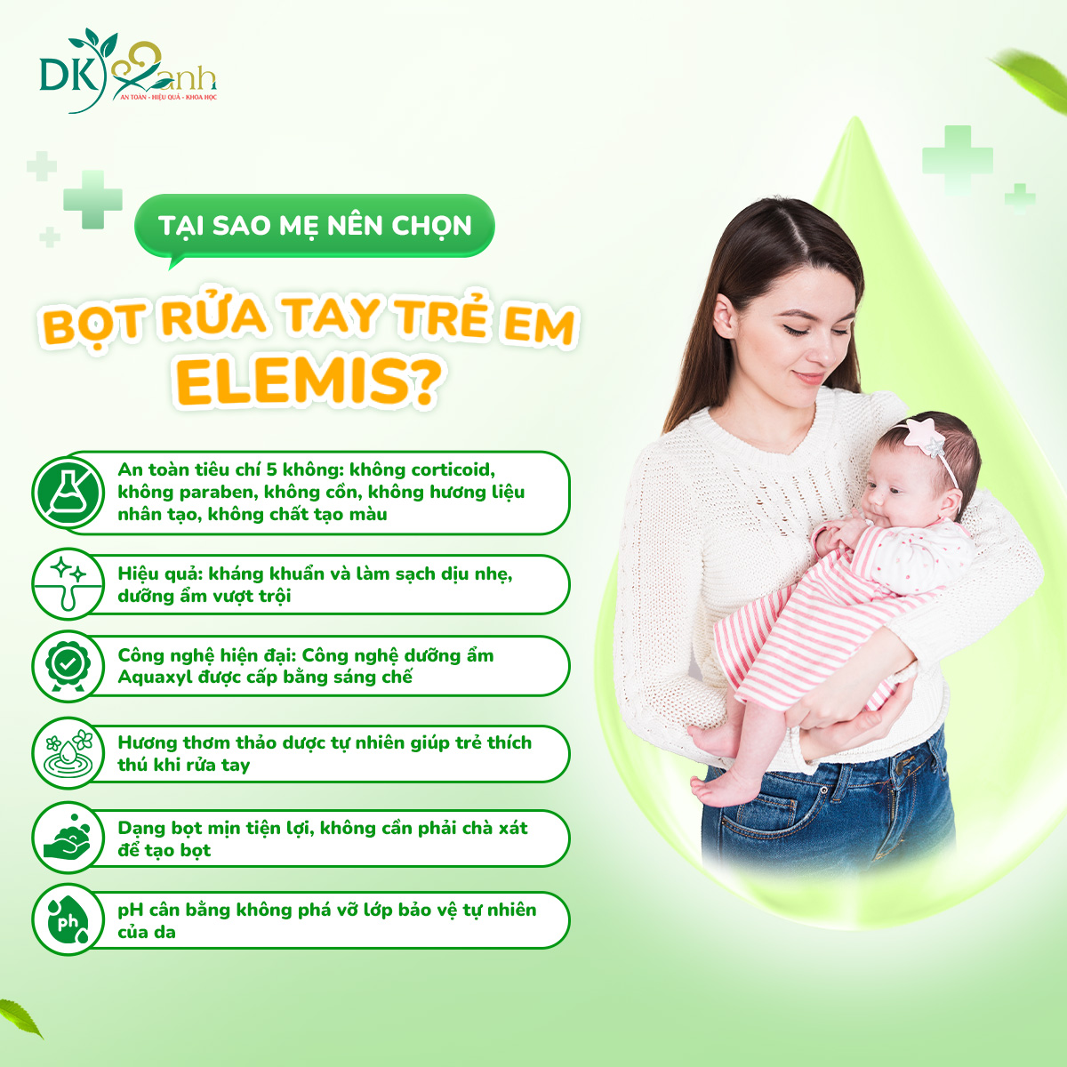 Bọt rửa tay trẻ em Elemis