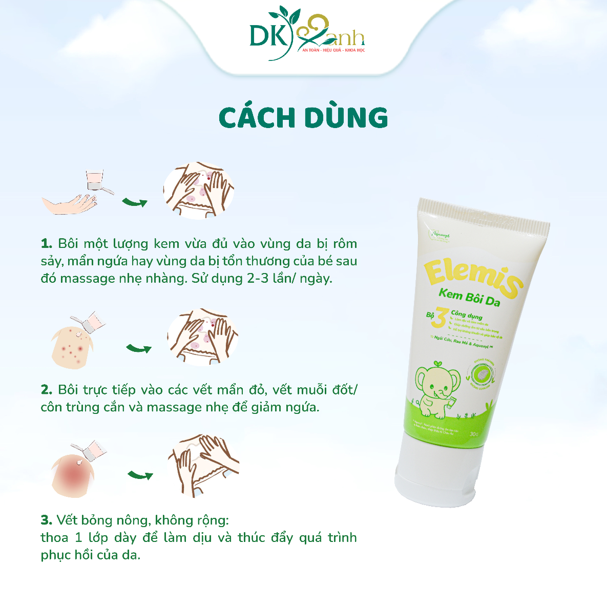 Kem bôi da Elemis 30gr