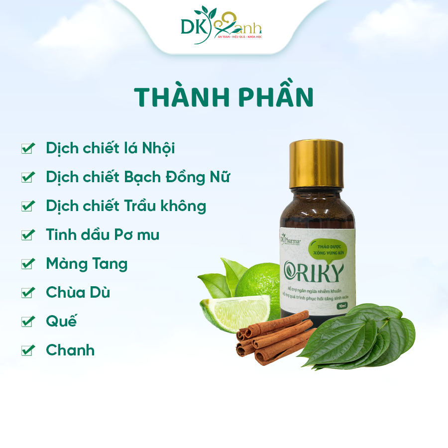 Tinh Dầu Thảo Dược Xông Vùng Kín Oriky 10 ML