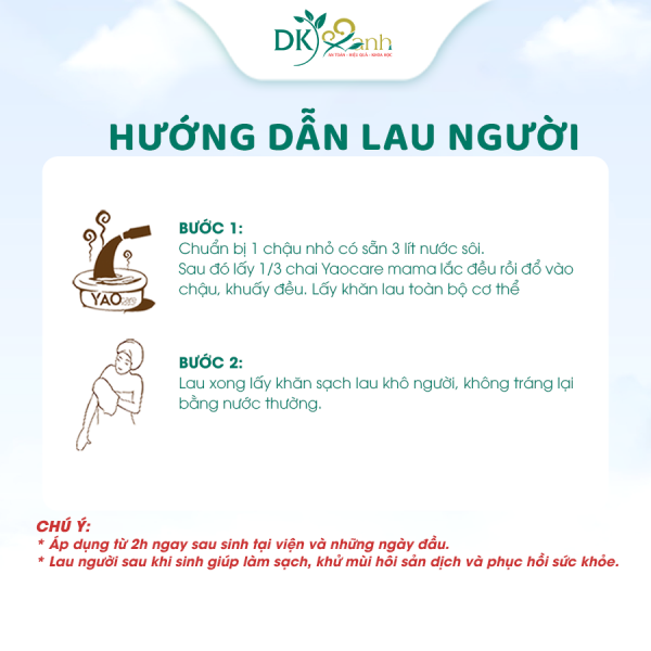 NƯỚC THẢO DƯỢC XÔNG NGÂM YAOCARE MAMA