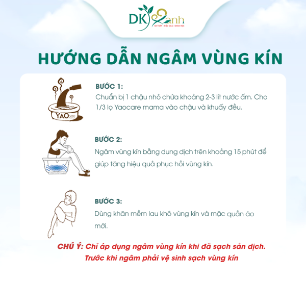 NƯỚC THẢO DƯỢC XÔNG NGÂM YAOCARE MAMA