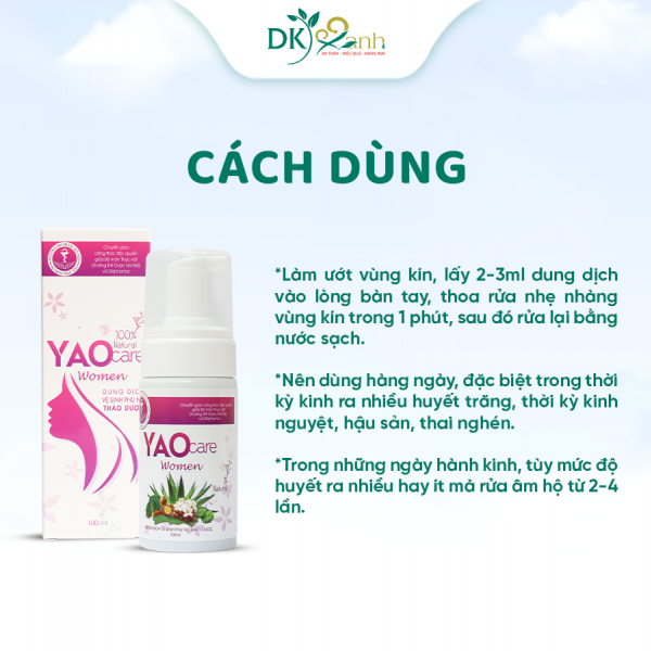 BỌT VỆ SINH PHỤ NỮ YAOCARE WOMEN