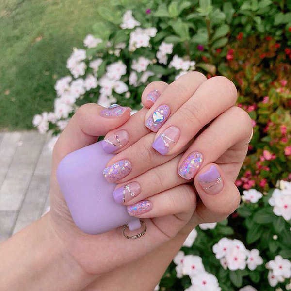 Nail Tím Lavender: Sự Kết Hợp Hoàn Hảo Giữa Phong Cách và Đẳng Cấp