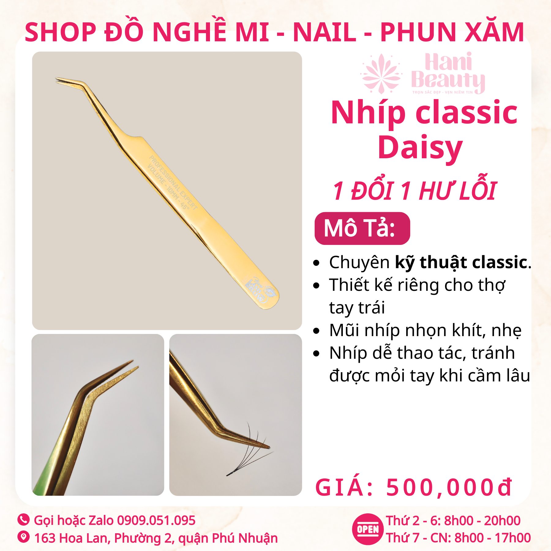Khách hàng nói gì về nhíp nối mi classic Daisy? Cảm nhận thực tế trước khi quyết định mua