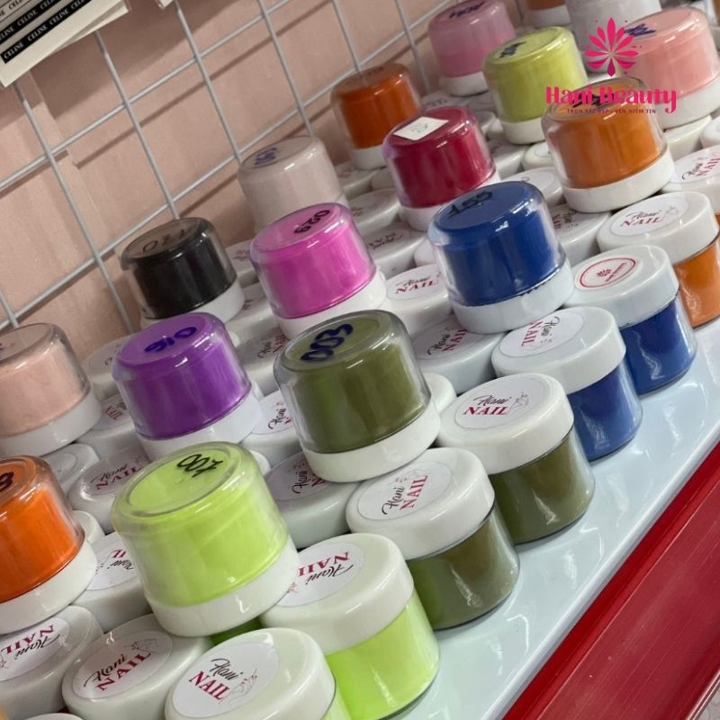 Bảng màu bột Nail đa dạng đáp ứng tốt nhu cầu của người dùng